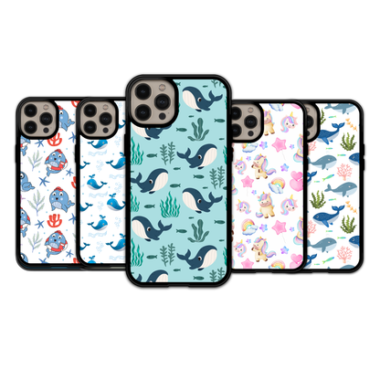 Ocean Whales & Magical Unicorns | iPhone | Samsung | Huawei | Google Pixel | Xiaomi