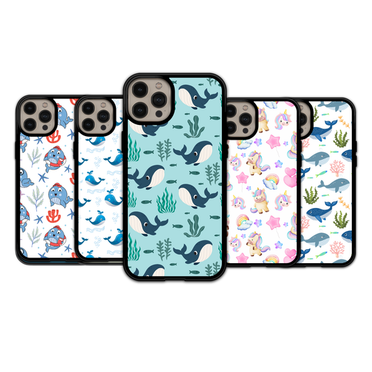 Ocean Whales & Magical Unicorns | iPhone | Samsung | Huawei | Google Pixel | Xiaomi