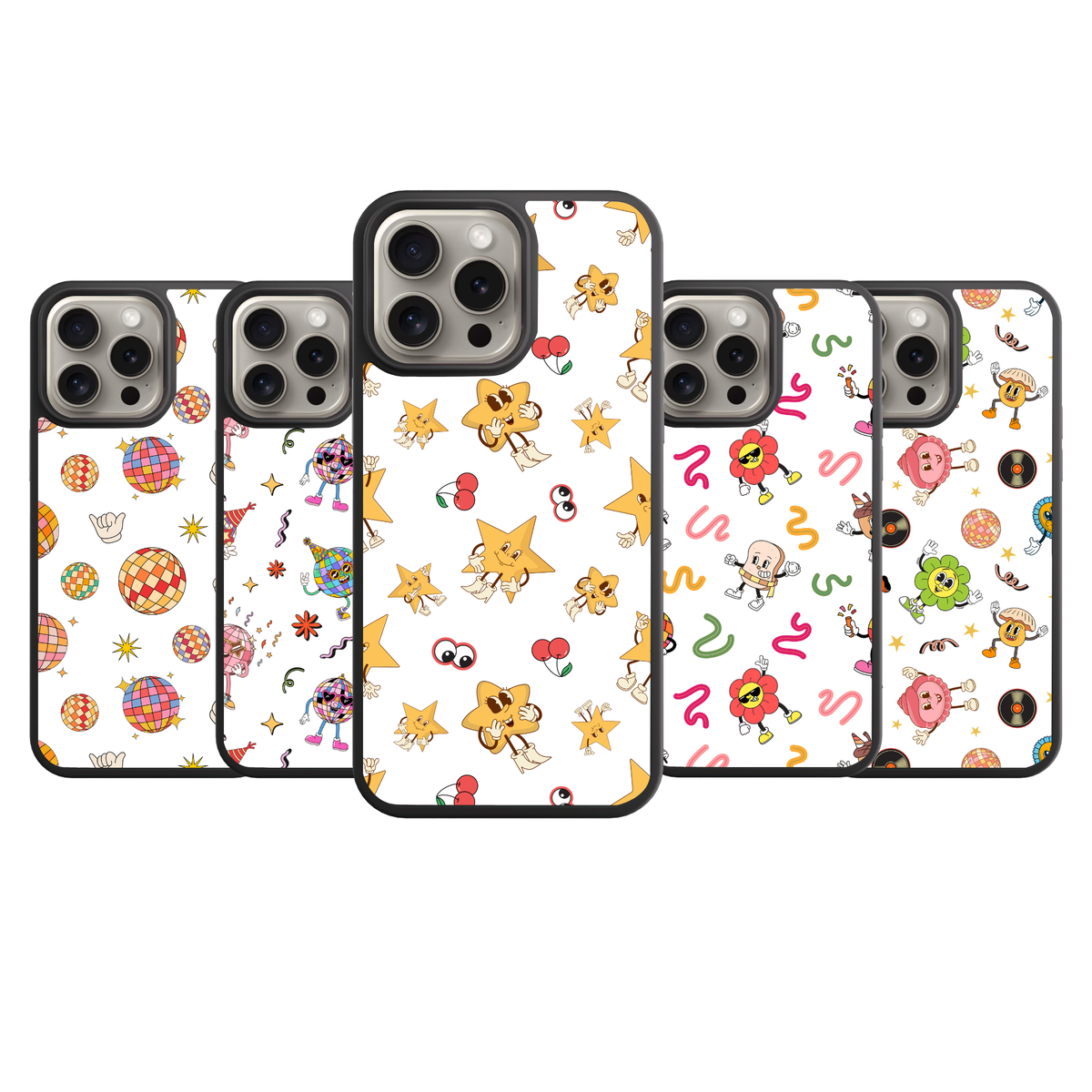 Retro Disco & Groovy Stars | iPhone | Samsung | Huawei | Google Pixel | Xiaomi
